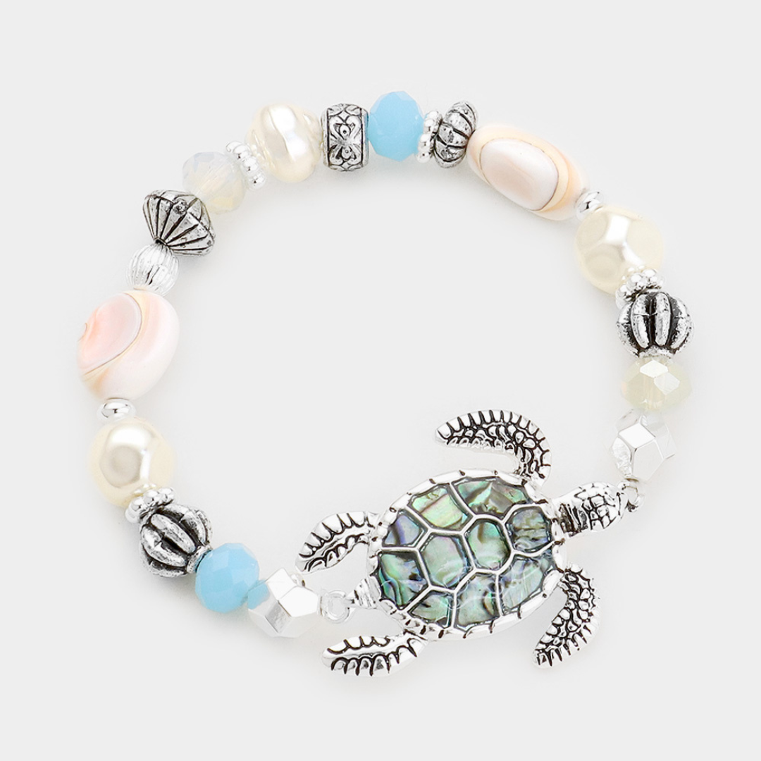 Abalone Sea Life Stretch Bracelets