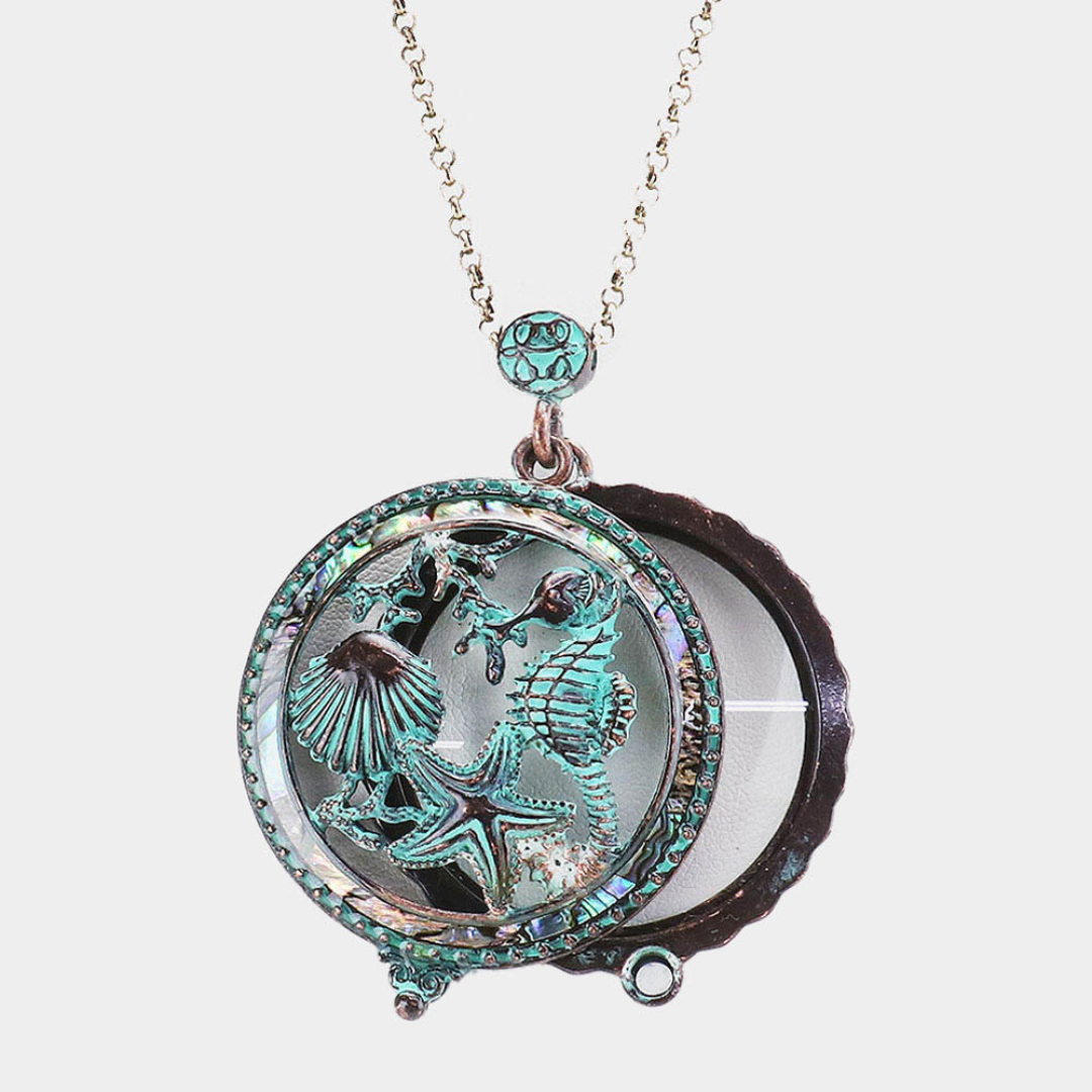 Long Magnifier Sea Life Necklaces