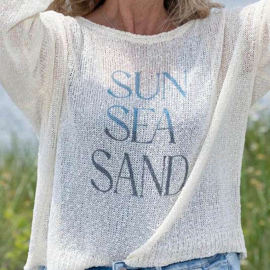 Sun Sea Sand Beach Knit